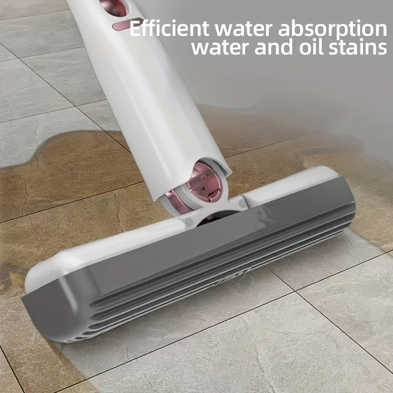 New Portable Self-NSqueeze Mini Mop, Lazy Hand Wash-Free Strong Absorbent Mop Multifunction